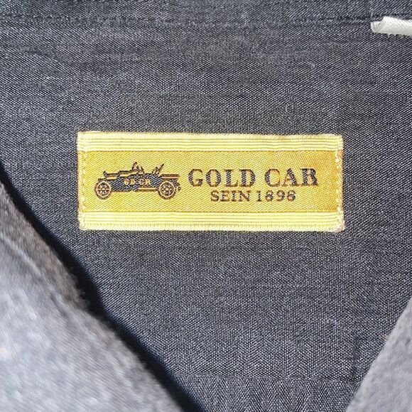 Gold Car button down T-shirt - Picture 5 of 9